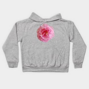 Pink Carnation Floral Photo Kids Hoodie